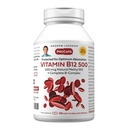 ANDREW MOINSMAN Vitamine B12 500 180 Capsules - Méthylcobalamine protégée par l'absorption (Coenzyme naturelle vitamine B12), essentielle pour le soutien de l'énergie et du stress, plus complexe B, capsules faciles à avaler