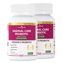 Probiotiques vaginaux pour les femmes pH Équilibre avec les prébiotiques - 60 milliards de femmes Probiotique pour la flore vaginale, l'odore, la levure et la santé digestive avec le safran, la canneberge, le végétalien et non-OGM