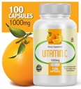 Vitamine C 1000mg 100 Capsules (2 bouteilles)