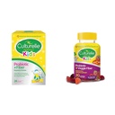 Culturelle Kids Probiotic + Fibre Packets (Âges 3+) - 24 Compte - Digestion de la santé et du soutien immunitaire et probiotique quotidien pour les enfants + Gommes de fibre veggie (Âges 3+) - 30 Compte
