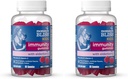 Mami's Bliss Kinder Elderberry Gummis, unterstützt Immunität mit Schwarzer Elderberry, Zink & Vitamin C, Gluten Free & Vegan, Alter 2 Jahre + (60 Count) (Pack von 2)