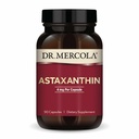 Dr Mercola Astaxanthine organique - 4 mg Astaxanthine - Support puissant antioxydant - Extrait de microalgues organiques - Non-OGM, sans gluten et sans soja - 90 capsules (90 portions)