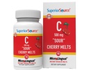 Source supérieure Vitamine C 500 mg Cerises acides - Supplément quotidien de vitamine soutient la santé immunitaire - La formule Vitamine C aide la santé cellulaire - 90 comprimés à dissolution sublinguale