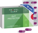 Soutien de la santé digestive pour les voyageurs Stop & Prevent Diarrhée, Bloating, Gas.