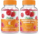 Lebensfähiges Vitamin E + Phosphatidylserine (PS), Gummies Bundle - Große Verkostung, Vitamin-Ergänzung, Glutenfrei, GVOfrei, Kaugummi