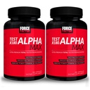FORCE FACTOR Test X180 Alpha Max, 2 packs, testostérone totale et booster d'oxyde nitrique pour les hommes avec graines et Tribulus Fenugreek pour augmenter le flux sanguin et améliorer la performance athlétique masculine, 360 capsules