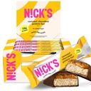 N!CK'S Barres de protéines Caramel de chocolat – Boîte de 12-Counting.