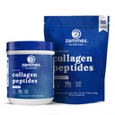 Zammex Collagen Peptides Poudre non aromatisée 600g + 30 bâtons Packets de voyage