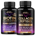NUTRAHARMONY Biotine, kératine et gélules de collagène