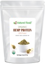 Organic Hemp Protein Powder - Unflavored Unsweetened - Plant Based Superfood for Smoothies, Shakes, Meal Replacement, Snacks Recipes - Raw, Vegan, Non GMO, Gluten Free - Bulk 5 lb Size