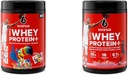 Six Star Whey Protein Pulver Froot Loops Flavor & Strawberry Smoothie | Muskelaufbau & Recovery Plus Immununterstützung | 30g Protein | Männer & Frauen