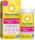 Renouveler la vie Capsules probiotiques pour femmes, 50 milliards d'UCF garantis, soutient l'équilibre du pH, vaginal, urinaire, digestif et immunitaire santé(2), L. Rhamnosus GG, laiterie, soja et sans gluten, 30 comte
