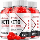 (3 Pack) Vista Keto ACV Gummies - Fortgeschrittene Formel Vista Keto Plus ACV Gummies Apfelessig Vista ACV Nahrungsergänzung Herren Frauen (180 Gummi)