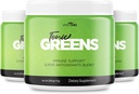Tonic Greens Powder Vitamin Boost Supplement Offizielle Formel - Natural Green Blend Energy Supplement Extra Strength - BCAA L-Glutamin Vitamin B6, Revolutionary Energy Fix Solution Reviews (3 Pack)