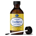 Produits Baar - Toelieva Solution liquide antifongique - 25 % acide non décylénique, huile d'olive biologique, extrait de graines de pamplemousse - force maximale - combat les champignons sous et autour des ongles - 2 oz