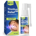Soulagement des acouphènes pour les oreilles à sonner, gouttes d'acouphène, vaporisateur naturel d'acouphène Rëliëf, réduire le bruit d'oreille et améliorer l'audition, 30 ml