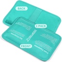 Gel Ice Pack für Verletzungen Wiederverwendbare weiche Gefrierschrank Ice Bag mit Strap- Heiße kalte Kompressor Packs für Schwellung Brügge Chirurgie Knie Schulter Fuß zurück Knöchel Neck Elbow Weisheit Tooth-1 Pack