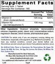 Meilleure vitamine K2 naturelle (MK7) avec D3 et Glycinat de magnésium 425 mg