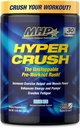Performance humaine maximale MHP HYPER CRUSH Pré-entraînement boisson énergétique créatine bêta alanine pompe à oxyde nitrique citrulline AKG 30 Serviettes, Blue Ice, 14.88 Ounce