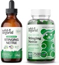 Teinture de racine de nervure sauvage et organique 4 fl oz & Gommies de racine de nervure stinging