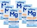 Chlorure de magnésium et de calcium, 60 comprimés chacun (paquet de valeur de 6)