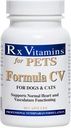 Rx Vitamins Formel CV für Hunde & Katzen - Katze und Hund Herz Gesundheit - Feline & Canine Herzunterstützung - 90 ct