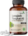 Futurebiotics Longjack Tongkat Ali Extra Strength Energy & Stamina Support - Non-OGM, 90 capsules végétariennes