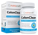Nutracraft ColonClean #1 Colon Detox und Constipation Relief | Senna, Cascara Sagrada, Psyllium, MCT, Aloe und Probiotics | 30 Kapseln