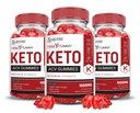 Justified Laboratories (3 Pack Trim Tummy Keto ACV Apfel Apfel Apfelessig Formuliert mit Granatapfel Rübensaft Pulver B12 Vegan Non GMO 180 Gummis