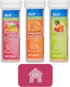 Comprimés de Glucose Relion (Mix Flavors) Punch orange, tropical et fruit - Total 30 comprimés + Sticker STS.