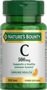 Comprimés de vitamine C, supplément de vitamine, soutient un système immunitaire sain, 500mg, 100 Compte