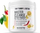 Tiny Tummy Master Cleanse Lemonade Diet - 3 jours Juice Cleanse Plant-Based Detox Powder Supplement avec Lemon, Maple Sirop et Cayenne Diet, 6,34oz Conteneur