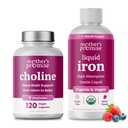La promesse de la mère en fer liquide et capsules de choline