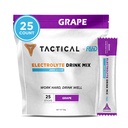 Fluid Tactical - Zéro Sucre, Poudre d'électrolyte Keto, Packs d'hydratation, Fabriqué aux États-Unis (Grape, 25 Compte)