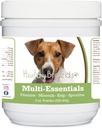 Les races saines Jack Russell Terrier Multi-Essentials Poudre pour chiens - un supplément idéal de vitamines, minéraux et antioxydants pour votre chien - 8 oz