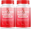 (2 Pack) Glycogen Support Supplement Advanced Formula, Glycogen Support Capsules, Glycogen Support, Glycogen Support Formula, Glycogen Support Supplement Reviews, 60 Capsules pendant 2 mois