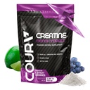 COURA Créatine Monohydraté Citron-Berries Flavor - Supplément Sportif - Force et Endurance - Idéal pour des entraînements intenses - Sans gluten - Sans bouteille - 450g