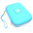 CASEMATIX 8" Turquoise Asthma Inhaler Case for Travel Fits Spacer, Mask and Accessories, Includes Case Only