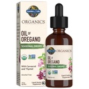 Garden of Life Organics Huile d'Origan Des gouttes saisonnières 1fl oz (30 ml) Liquid, concentré à base d'Immune Support - Sans alcool, biologique, non-OGM, végétalien et sans gluten suppléments à base de plantes