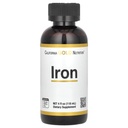 California Gold Nutrition Iron, als Ferrous Bisglycinat Chelate und Yellow Dock Root, 4 fl oz (118 ml)