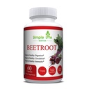 Capsules de poudre de racine de betterave biologique - Booster d'oxyde nitrique pour les hommes et les femmes - Betteraves végétaliennes sans gluten sans OGM biologique - 60CT
