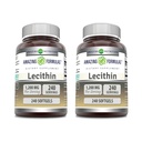 Formules étonnantes Lécithine 1200 mg softgels Supplement
