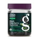 Gaia Herbs Black Elderberry (Sambucus Nigra) Gommies Extra Strength - Delicious Immmune Support Supplément - Fabriqué avec des mûres noires certifiées biologiques pour le système immunitaire Support - 40 Gommies