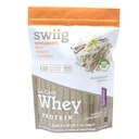 swiig Lo-Carb Poudre de protéines de lactosérum, Madagascar Vanille, Isolé, Pas d'arôme artificiel, Couleurs ou édulcorants, Pas de remplissage, Sac de 2,2 livres