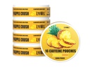 LyvWel 56mg Caffeine Energy Pouches – Ananas – Clean Energy & Focus Boost mit Guarana – 5-Pack mit 16 Pouches Per Can (80 Total Pouches)