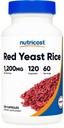 Nutricost Red Yeast Rice 1200mg, 120 Kapseln - 60 Serv, Veggie Caps, Non-GMO, Glutenfrei