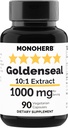 MONOHERB Extrait de sérum d'or 1000 mg - 90 capsules végétariennes