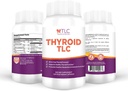 TLC Thyroïde - Formule de support thyroïde tout-en-un avec Iodine, Sélénium et Maganese (120 Capsules végétariennes)