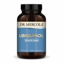 Dr. Mercola Ubiquinol - 150 mg Ubiquinol - supporte la production d'énergie - supplément antioxydant - sans OGM, sans gluten et sans soja - 90 capsules (90 portions)