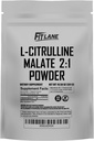 L Malate de Citrulline 2 1 Poudre 300 grammes - Ingrédient en vrac - Supplément de préparation à l'acide amino de forme libre - Raw and Pure with no Additives by Fit Lane Nutrition.
